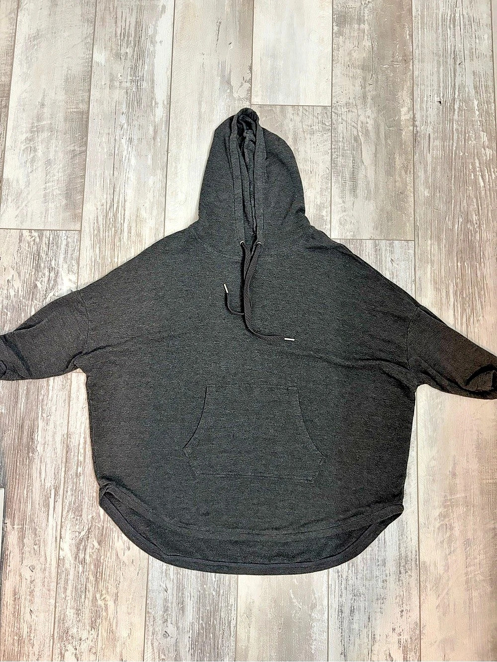 Workshop Republic Clothing Women’s Charcoal Gray Pullover Hoodie Size XL